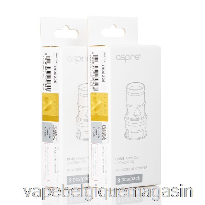 Vape Juice Aspire Odan & Odan Mini Bobines De Remplacement Bobines De Maille 0,18ohm